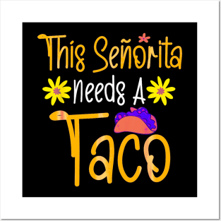 She needs a taco Posters and Art